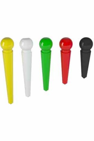 20 PERNI CALCINABILI NORMO - PER IMPRONTE CANALARI ( Ø 1,4 mm) 7 mm