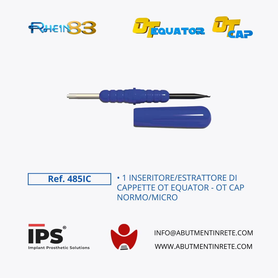 INSERITORE/ESTRATTORE DI CAPPETTE OT EQUATOR/OT CAP NORMO/MICRO (nei box metallici ed in bocca al paziente) - immagine 2